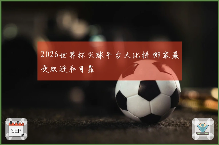 2026世界杯买球平台大比拼 哪家最受欢迎和可靠